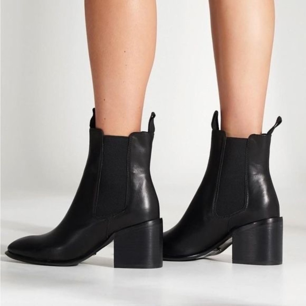 Tony Bianco Hampton Black Calais Ankle Boots- Size 6